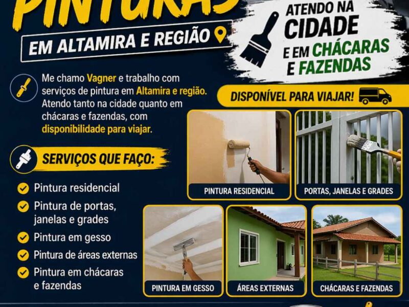 Pintor em Altamira – Vagner Luiz