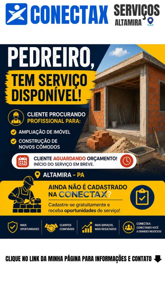 Pedreiro para Ampliação e Construção de Cômodos em Altamira