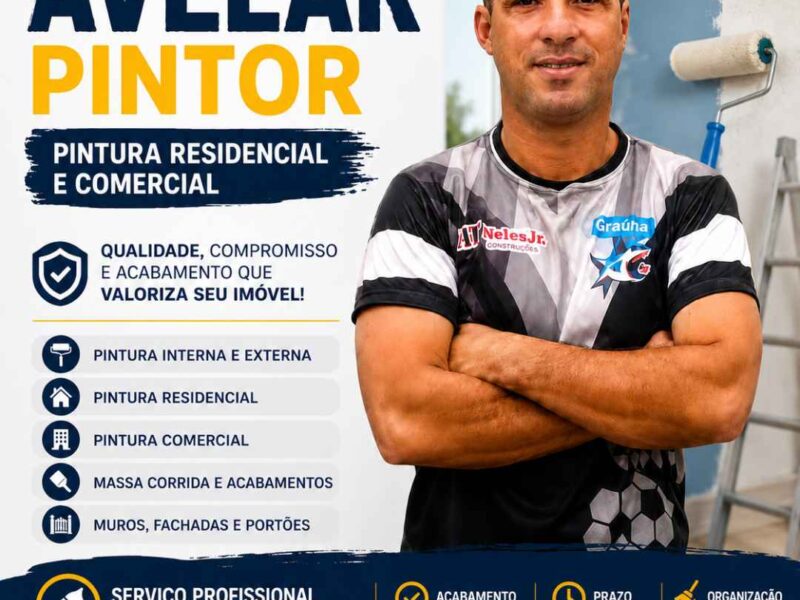 Pintor Residencial e Comercial em Altamira | Avelar Pintor